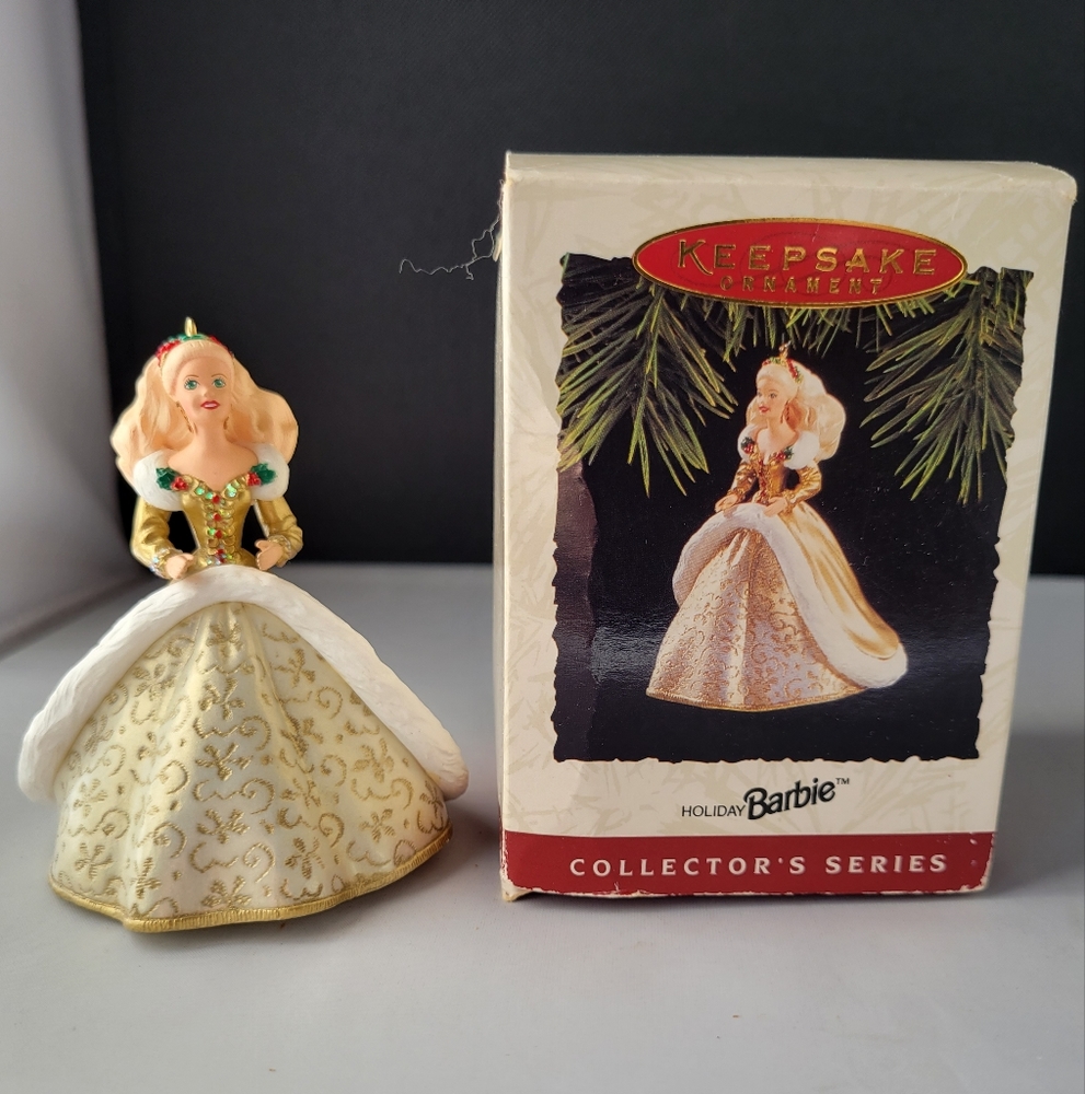 Vintage 1994 Hallmark Holiday Barbie Keepsake Ornament 2nd Series